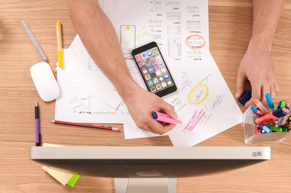 Outdoor workspace representing flexible creator workflows