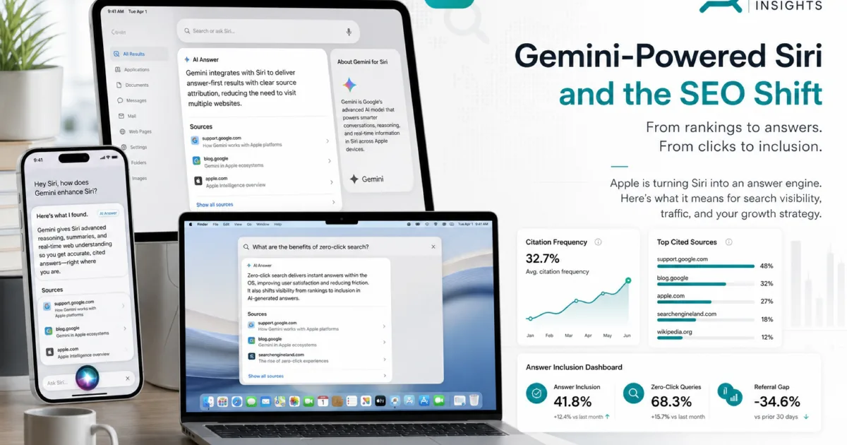 Gemini-Powered Siri and the SEO Shift